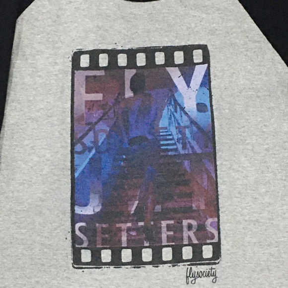 Fly Society Men’s Baseball Tee 2X-Large - Picture 2 of 6